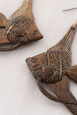 Etched Angelfish Earrings