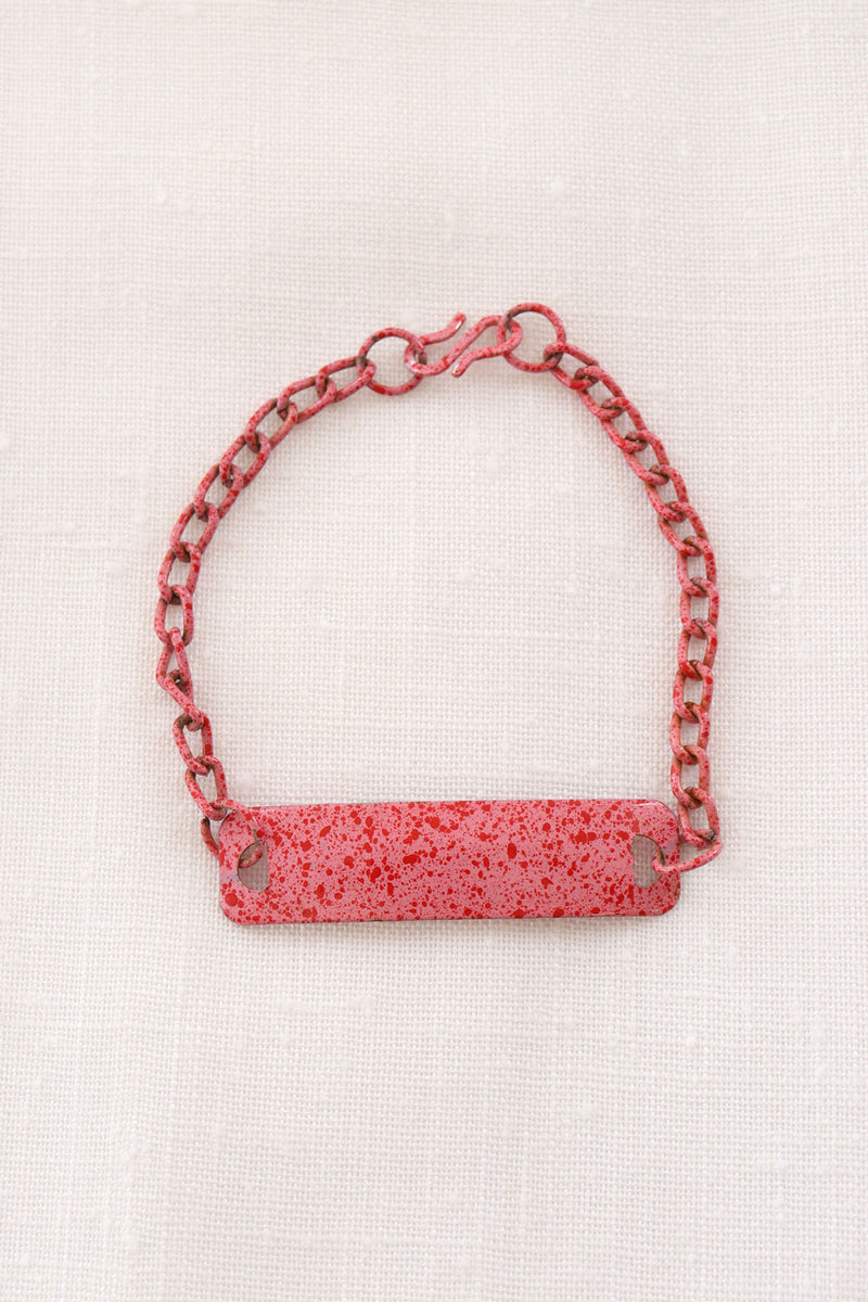 Speckled Pink ID Bracelet