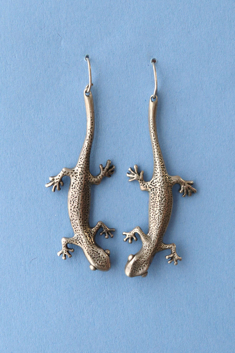 Sterling Lizard Dangles