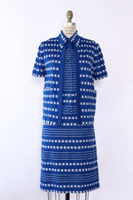 Italian Knit Grid Dress Ensemble M