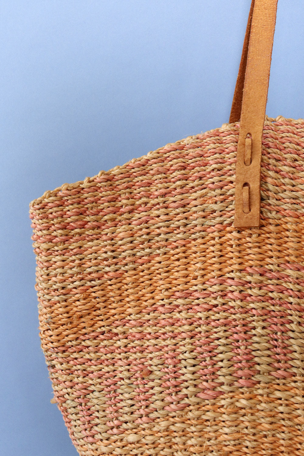 Sunset Stripe Market Bag