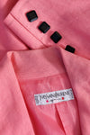 YSL Power Pink Hourglass Blazer S/M