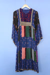 Blue Period Bohemian Patchwork Dress XS/S