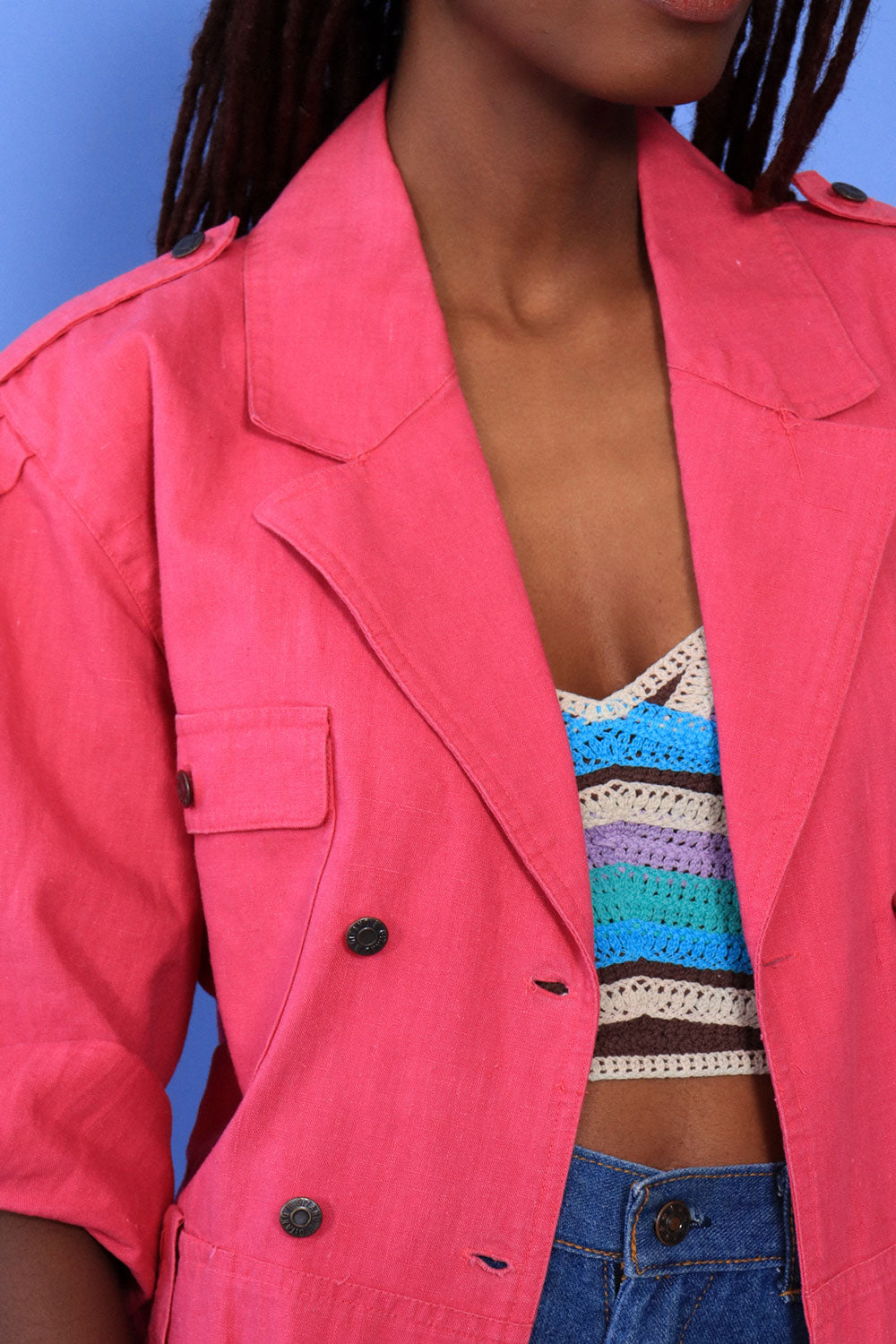 Hot Pink Gitano Shirtdress M/L