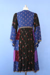 Blue Period Bohemian Patchwork Dress XS/S