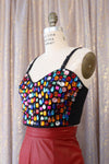 Blingy Bejeweled Bustier L