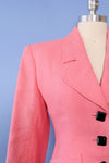 YSL Power Pink Hourglass Blazer S/M