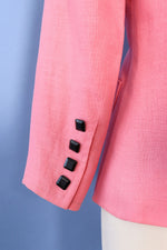 YSL Power Pink Hourglass Blazer S/M