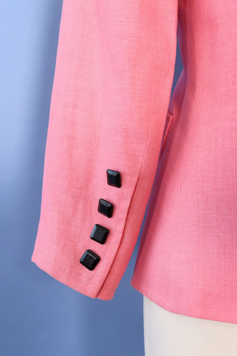 YSL Power Pink Hourglass Blazer S/M