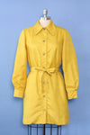 Meyer Lemon Shantung Shirtdress M