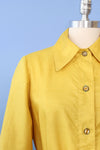 Meyer Lemon Shantung Shirtdress M