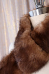 Mink Fur Looped Scarf