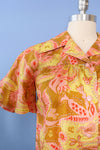 Sunset Silk Paisley Buttondown S/M