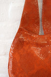 Judi Z Burnt Orange Contoured Purse