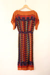 Umi Southwestern Geometric Silk Dress S/M