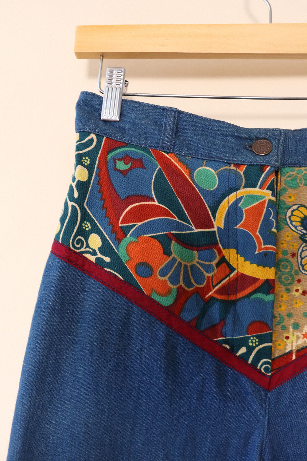 Denim Patchwork Culottes S