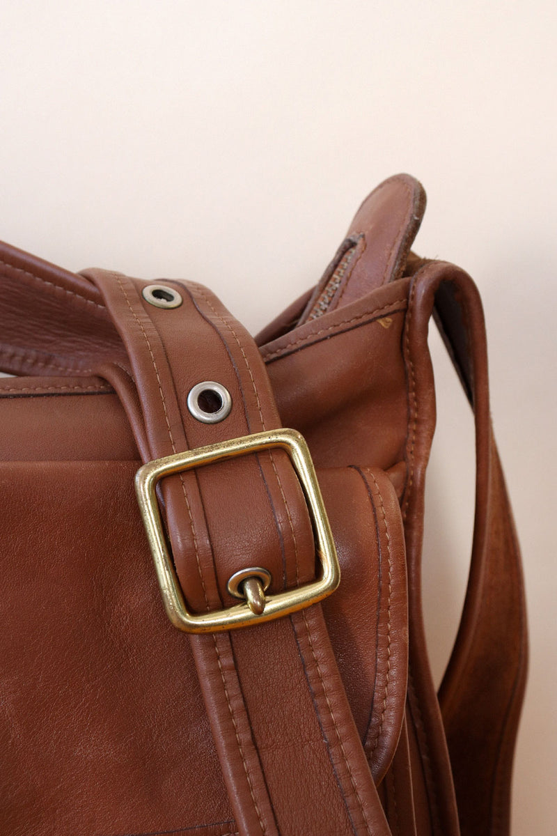 Chestnut Coach Hobo Bag