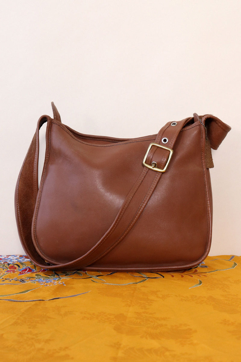 Chestnut Coach Hobo Bag