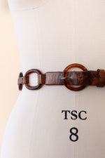 1970s Tortoiseshell Ring Belt