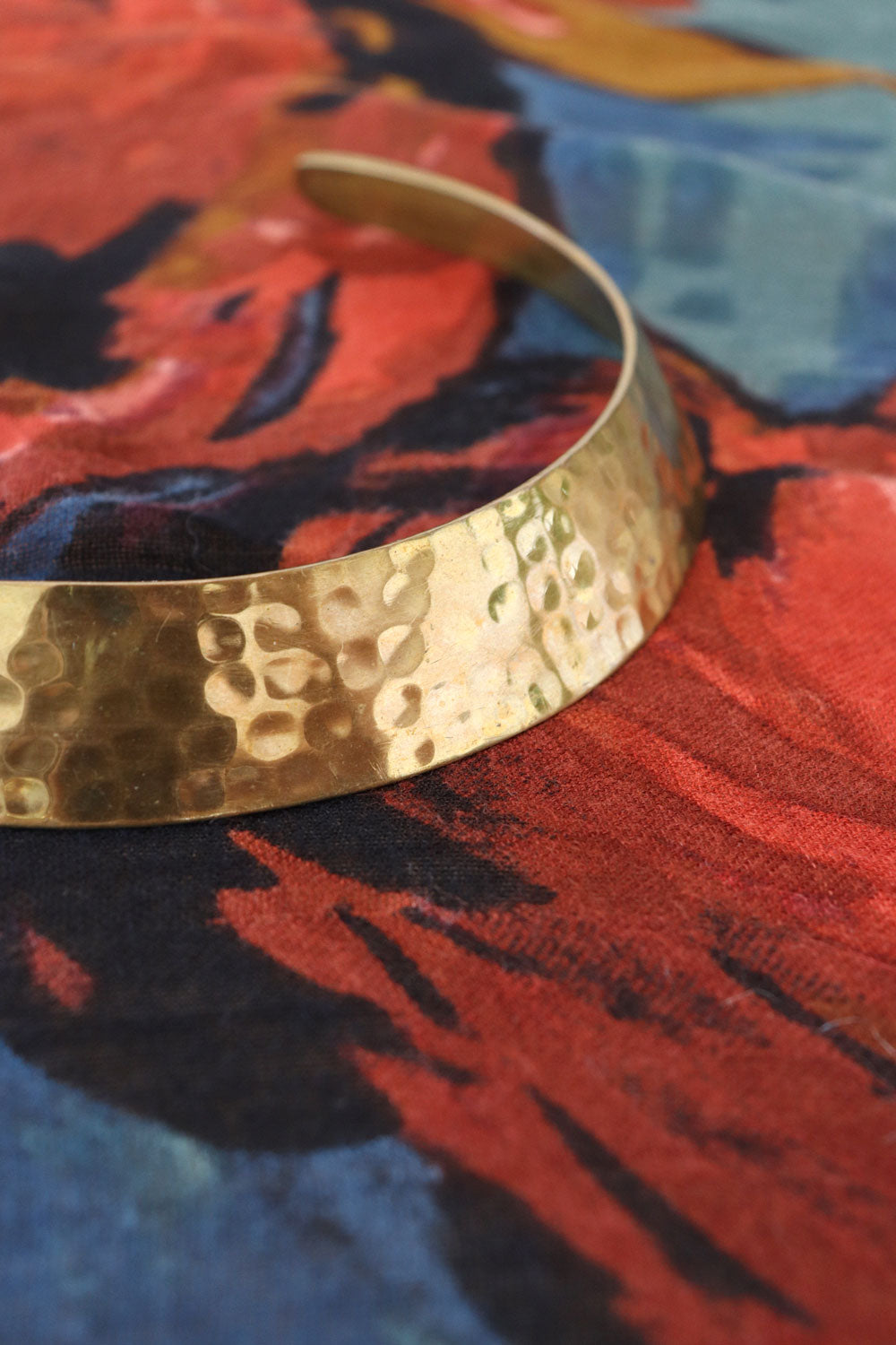 Hammered Brass Choker