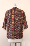 Midcentury Earthy Batik Top M