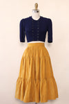 Mustard Corduroy Peasant Skirt XS/S