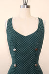 Pine Polkadot Crossback Dress XS/S