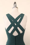 Pine Polkadot Crossback Dress XS/S