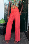 Tomboy Tomato High Rise Flares S