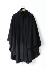 Noir Poncho Cape