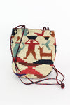 Folk Art Woven Bucket Bag