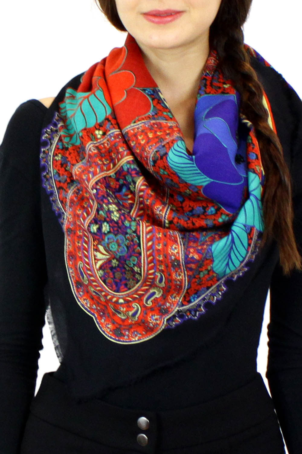 vintage paisley scarves