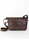 brown leather coach purse