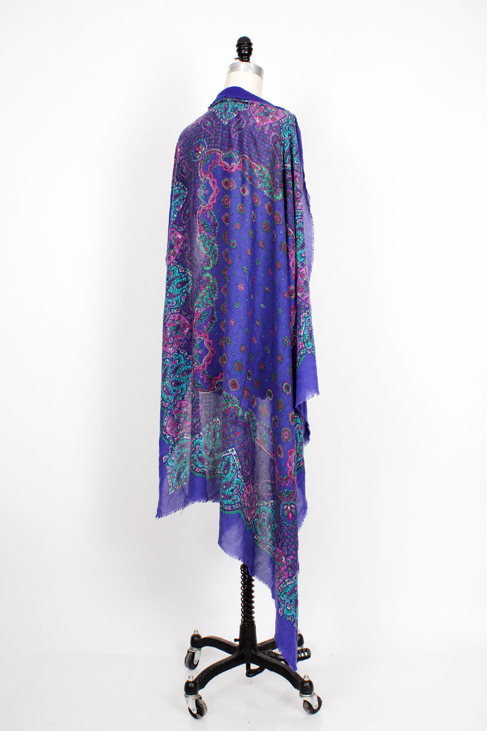 Violet Paisley Pagoda Scarf • XL