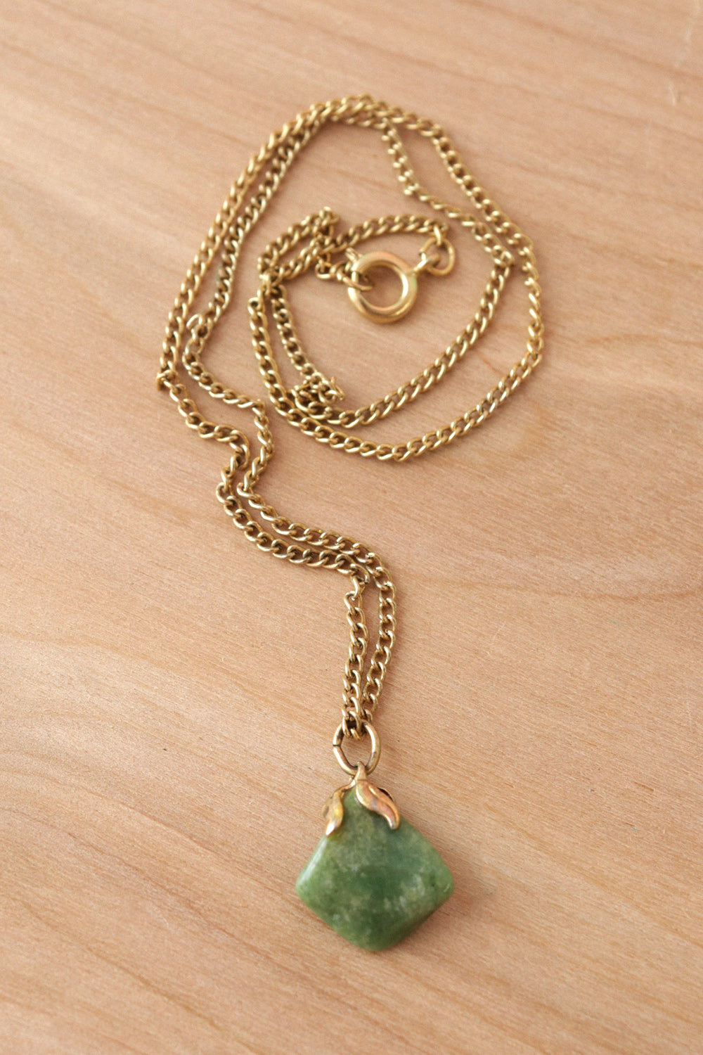 Moss Drop Necklace