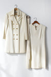 Lilli Ann Cream Dress & Jacket Set M