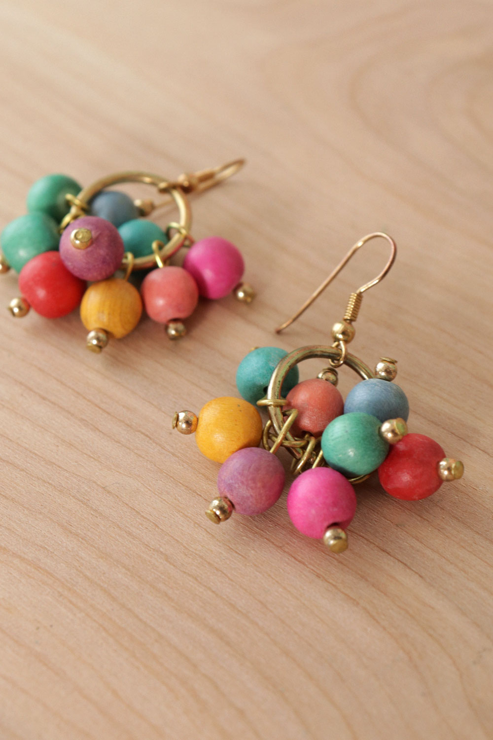 Carnival Bead Earrings