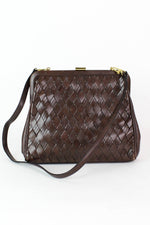 Etienne Aigner Woven Leather Bag