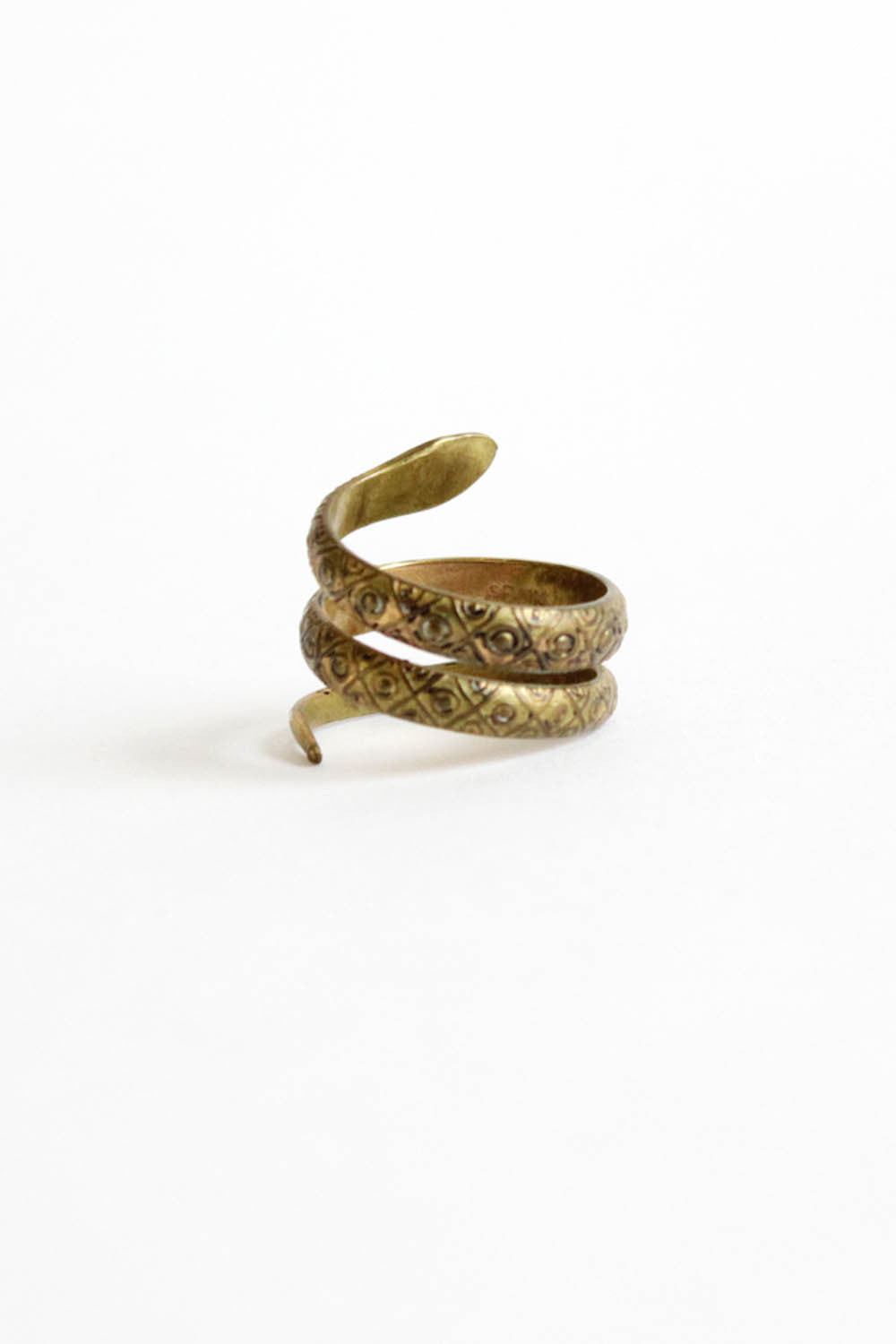 gold snake ring