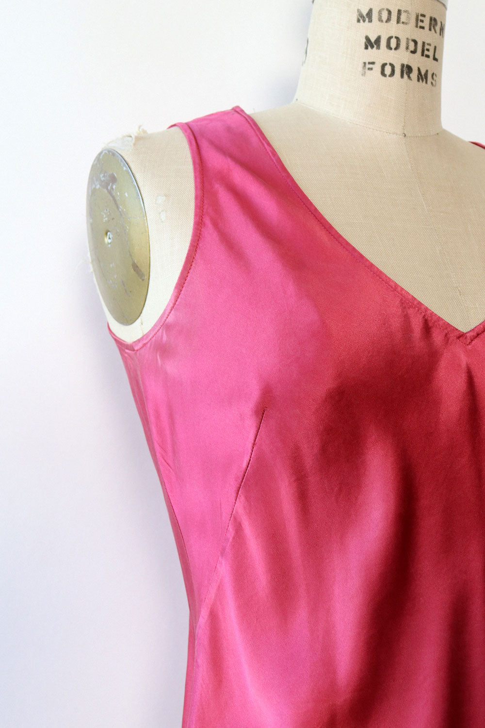 Raspberry Silk Saks Tank S/M