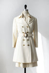 Lilli Ann Cream Dress & Jacket Set M