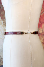 Crocodile Hook Skinny Belt