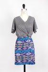 Ikat Mini Skirt L