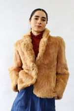 Caramel Rabbit Fur Coat XS/S