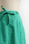 Moss Green Wrap Skirt S/M