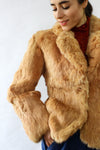 Caramel Rabbit Fur Coat XS/S