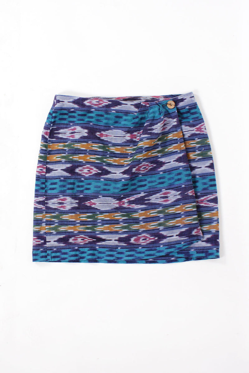 Ikat Mini Skirt L