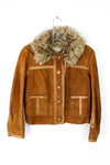 Deerskin Fur Collar Jacket XS