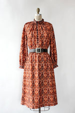 Francis Rust Floral Dress M