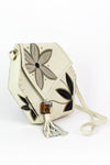 Mille Fiori Metallic Floral Boxy Crossbody Bag